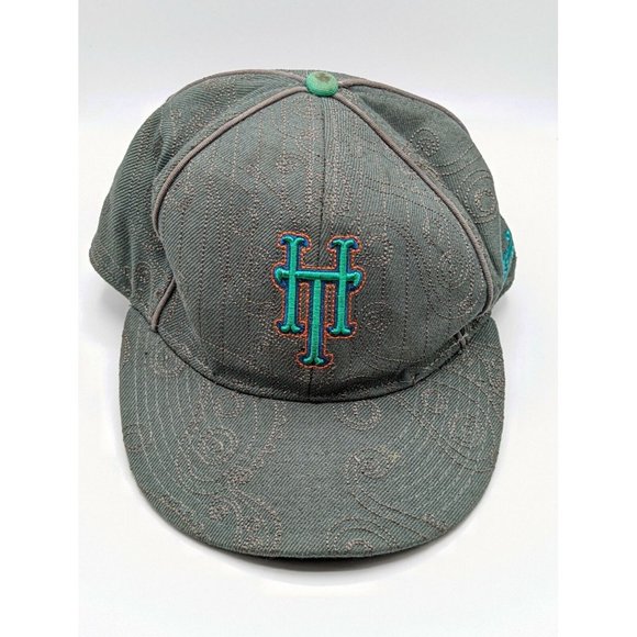 Hella Tight HT Brand Embroidered Gray Green Hat Cap **Read** - Picture 1 of 12